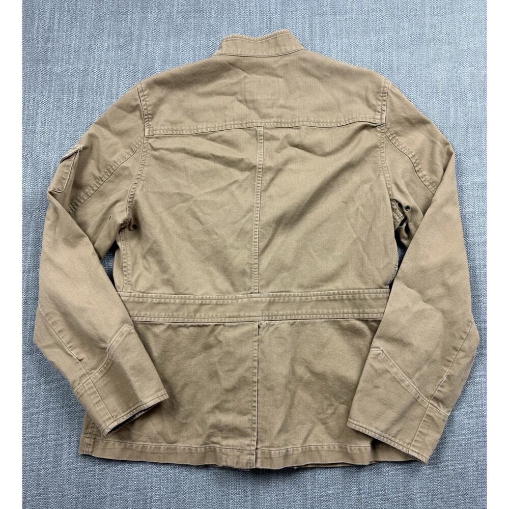 Lauren Ralph Lauren Safari Utility Jacket Womens Medium Tan Cotton Military - Picture 2 of 8